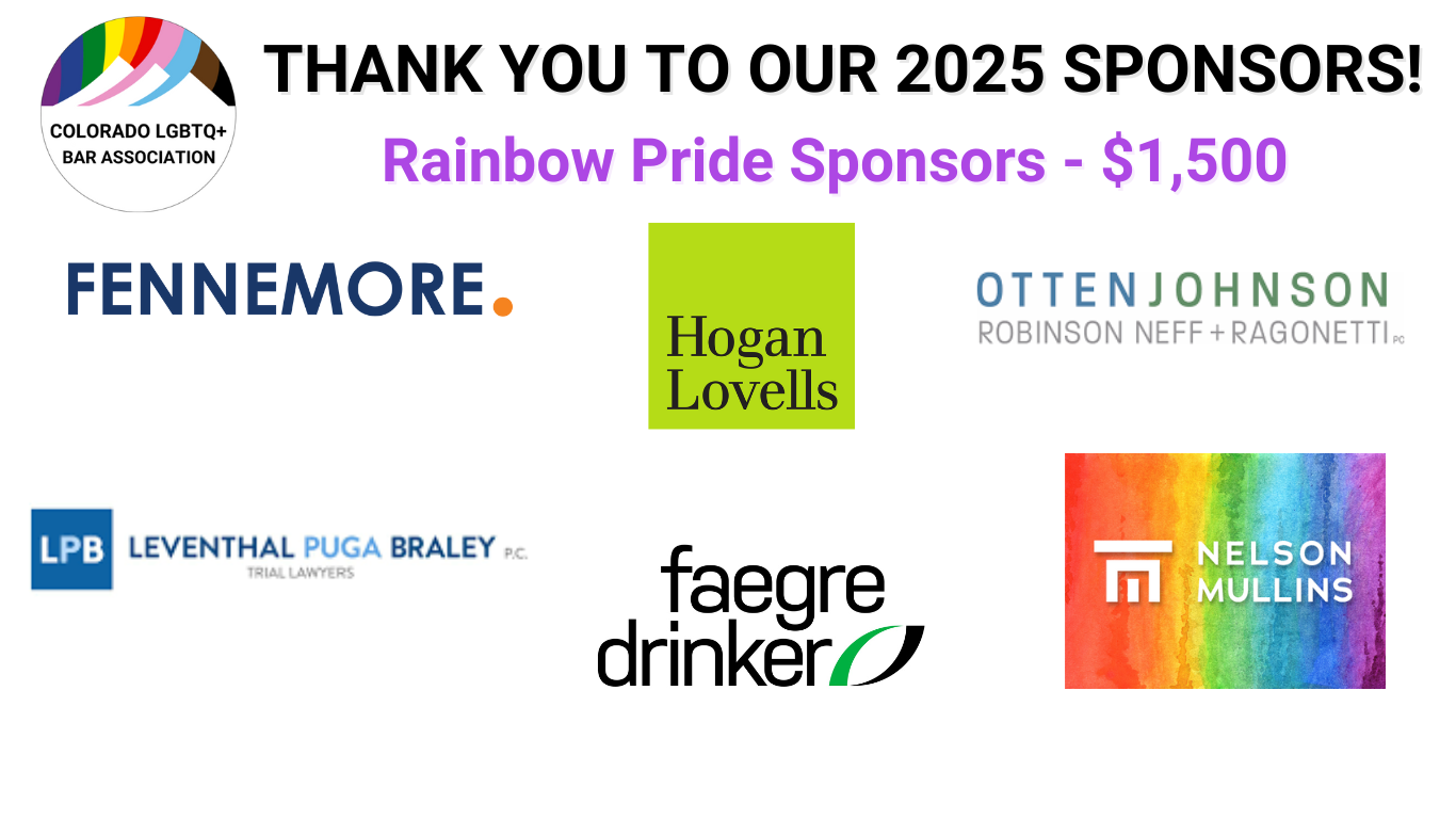 Rainbow Pride Sponsors